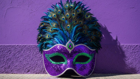 A panoramic, cinematic wide shot showcasing the sheer scale and opulence of a Rio Carnival accessoryの素材