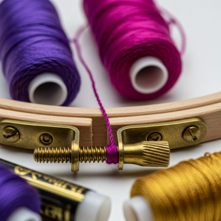 A hyper-realistic, macro photograph capturing the intricate details of a simple, polished wooden embの素材