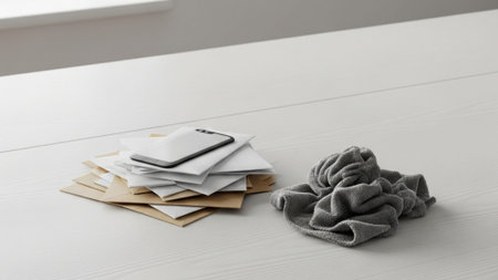 An ultrawide, cinematic environmental photograph showing a wide view of a clean, brightly lit modernの素材