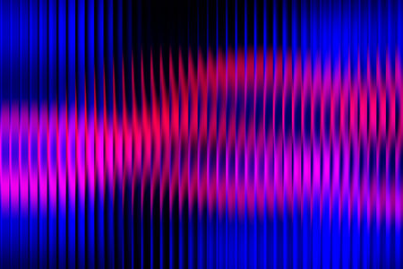abstract background with wavy lines and gradient in blue and purple colorsの写真素材