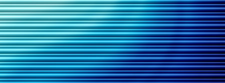 Blue abstract background with horizontal stripes. Vector illustration for your design.の写真素材
