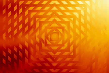 Abstract orange background with geometric pattern. Vector illustration. Eps 10.の写真素材