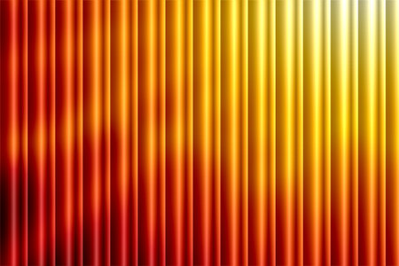 Red, orange and yellow curtain background. Vector illustration. Eps 10.の写真素材