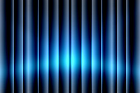 Illustration of a blue curtain with some shades and highlights on itの写真素材