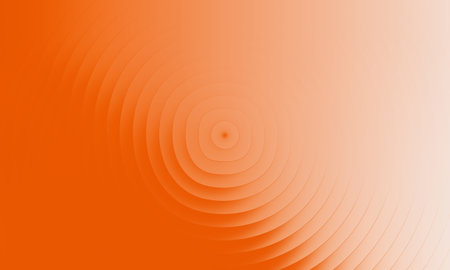 Abstract background with circles in orange and white colors.