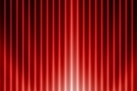 Red curtain background with some smooth lines in it. Vector illustration.の写真素材