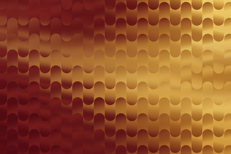 abstract background red and gold color with some smooth lines in itの写真素材