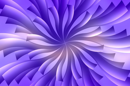 Purple abstract background with a spiral in the center. Vector illustrationの写真素材