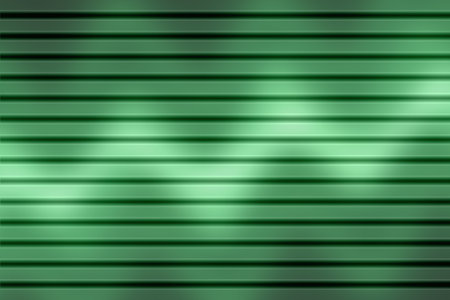 Green metal background with vertical stripes. Vector illustration for your design.の写真素材