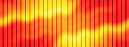 Abstract background of red and yellow stripes. Vector illustration for your design.の写真素材
