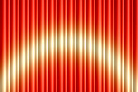 Red curtain background. Vector illustration. Eps 10. Abstract background.の写真素材