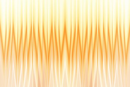 Abstract background with folds of yellow fabric. Vector illustration for your designの写真素材