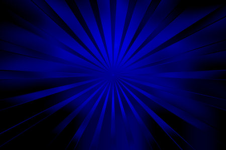 Abstract blue background with radial rays. Vector illustration. Eps 10.の写真素材