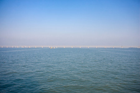 The Padma Multipurpose Bridge and blue sky