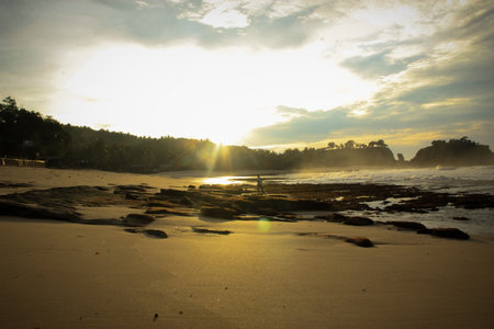 beautiful beachの写真素材