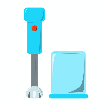 Image of a blender with a bowl. Kitchen appliances isolated element on a white backgroundのイラスト素材