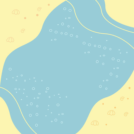 Abstract background image of a sea beachのイラスト素材