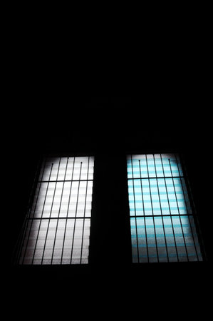 Windows in an old church