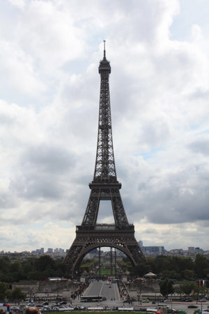 eiffel towerの写真素材
