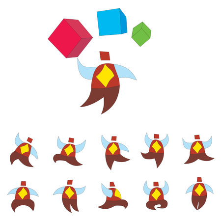 Man cartoon illustrationのイラスト素材