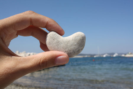 heart stoneの写真素材