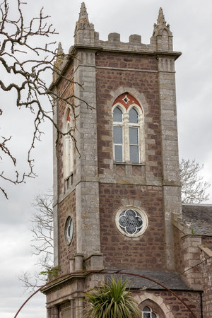 MONTROSE SCOTLAND - 2015 MAY 13. Castle in the city of Montrose.