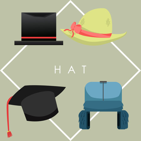 Cap Typeのイラスト素材