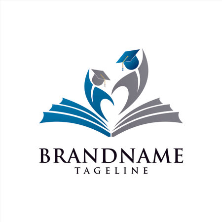 Education Logo  iconTemplateのイラスト素材