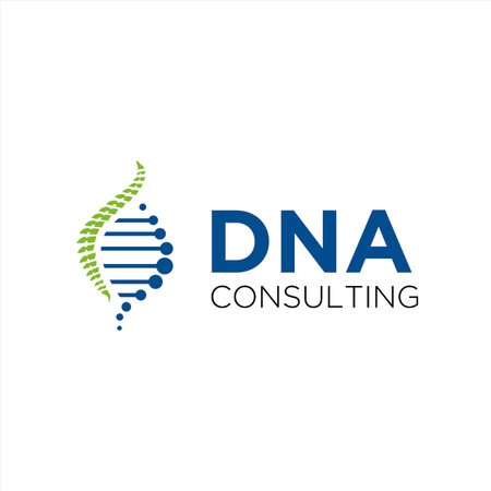 dna symbol illustration templateのイラスト素材