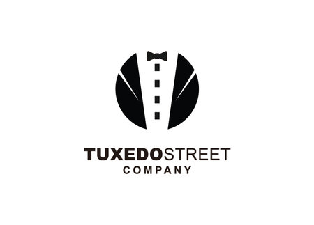 street tuxedo illustration designのイラスト素材
