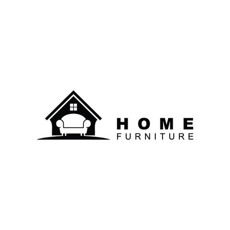 Home Furniture Logo design inspirationのイラスト素材