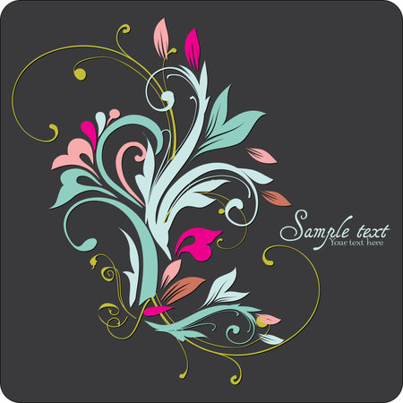 Vintage card design for greeting card, invitation, menu, coverのイラスト素材