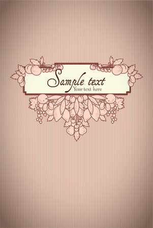 Different types of delicious fruits combined in frame  With space for your textのイラスト素材