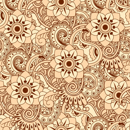 Hand drawn doodle frame with place for text. Vintage vector pattern. Hand drawn abstract background. Decorative retro banner. Can be used for banner, invitation, wedding card, scrapbooking and others.のイラスト素材