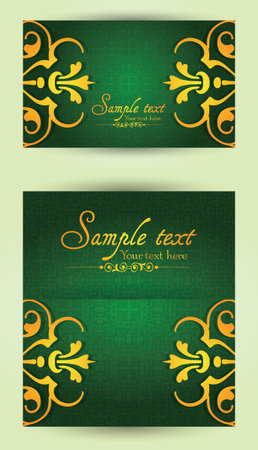 Vintage card design for greeting card, invitation, menuのイラスト素材