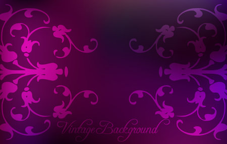 Abstract colorful background with pink floralのイラスト素材