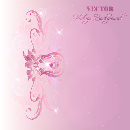 Tender background with abstract flower. EPS10のイラスト素材