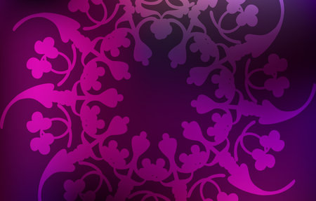 Abstract colorful background with pink floralのイラスト素材