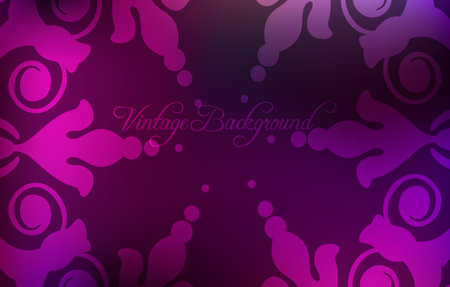 Abstract colorful background with pink floralのイラスト素材