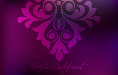 Abstract colorful background with pink floralのイラスト素材