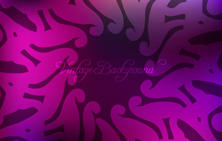 Abstract colorful background with pink floralのイラスト素材