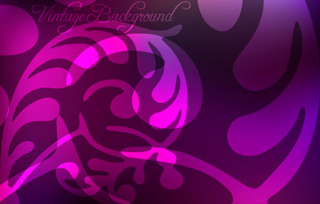 Abstract colorful background with pink floralのイラスト素材