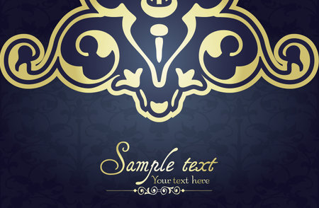 Floral lace illustration. Vector illustration.のイラスト素材