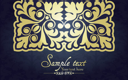 Floral lace illustration. Vector illustration.のイラスト素材