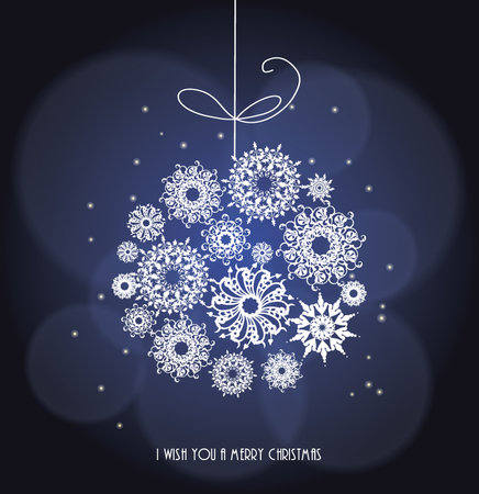 Christmas Greeting Card. Merry Christmas. Vector illustrationのイラスト素材