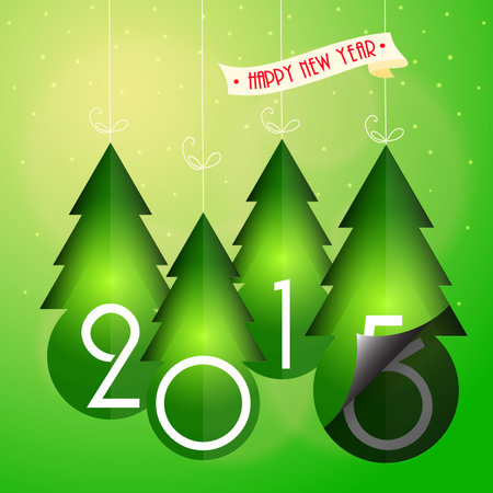 Happy New Year 2016のイラスト素材