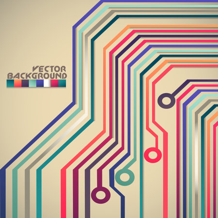 Abstract background with linesのイラスト素材