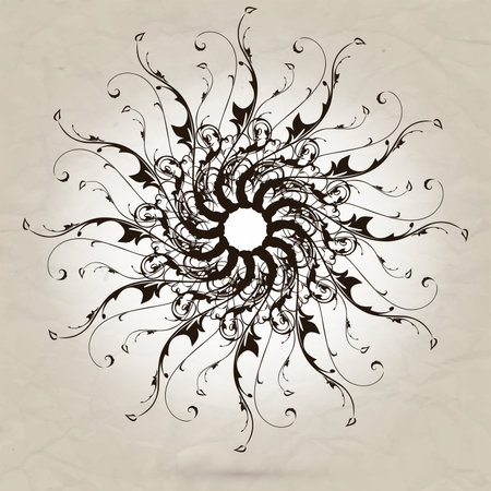 Vintage element for design, greeting card, invitation, menu, coverのイラスト素材