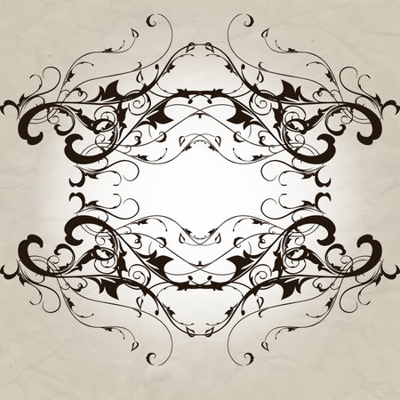 Vintage element for design, greeting card, invitation, menu, coverのイラスト素材