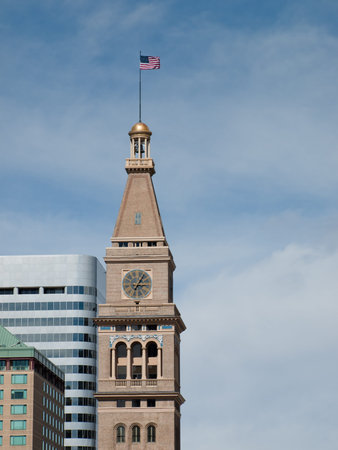 The Daniels & Fisher Tower is one of the landmarks of the Denver skyline.